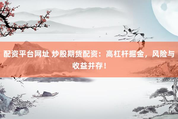 配资平台网址 炒股期货配资：高杠杆掘金，风险与收益并存！