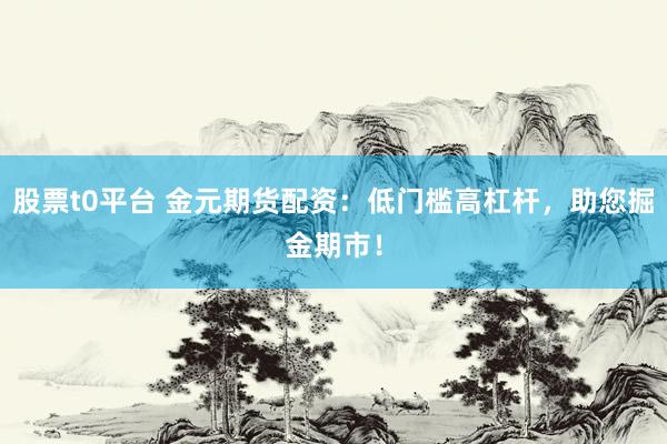 股票t0平台 金元期货配资：低门槛高杠杆，助您掘金期市！