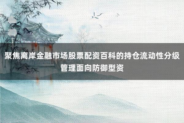 聚焦离岸金融市场股票配资百科的持仓流动性分级管理面向防御型资