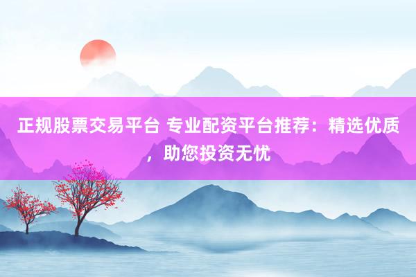 正规股票交易平台 专业配资平台推荐：精选优质，助您投资无忧